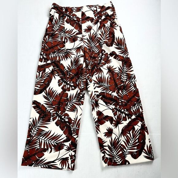 Jules & Leopoldo High Waist Cropped Pants - Picture 1 of 10
